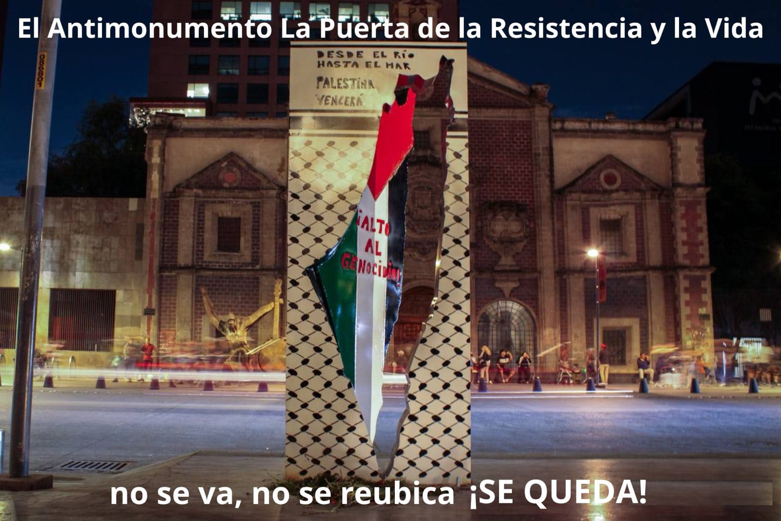 El antimonumento se queda